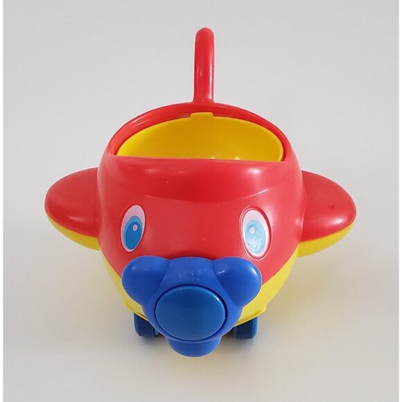 Disney Arco Red Plane Donald Duck Wobble Weighted Bottom Toy Collectible B VTG - Picture 9 of 13